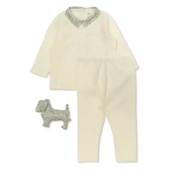 Bonpoint Set: Blouse, Broek en Teddybeer