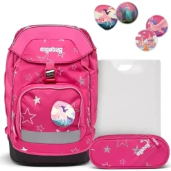 Ergobag Set Prime Zaino Portapenne Star