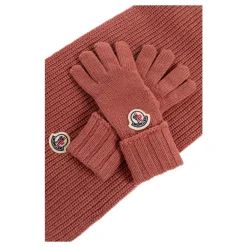 Moncler set: sjaal en handschoenen