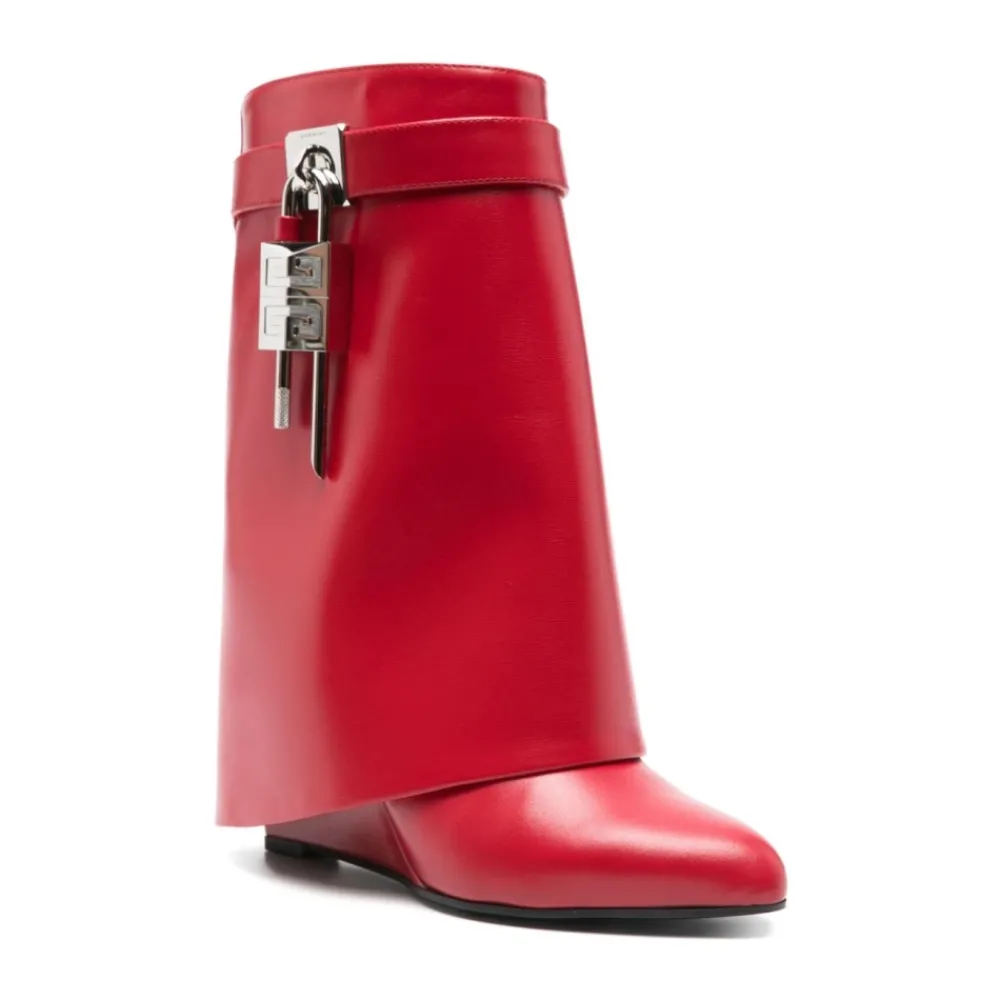 DAMES Givenchy Sleehakken^Shark Lock enkellaarsjes