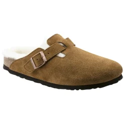 DAMES Birkenstock Shearling Klompen Suède Comfort