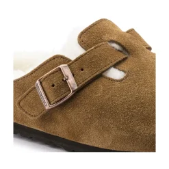 DAMES Birkenstock Shearling Klompen Suède Comfort