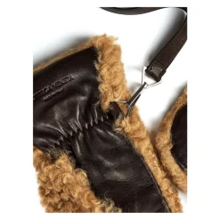 Heren Bottega Veneta Handschoenen^Shearling Leather Logo Handschoenen