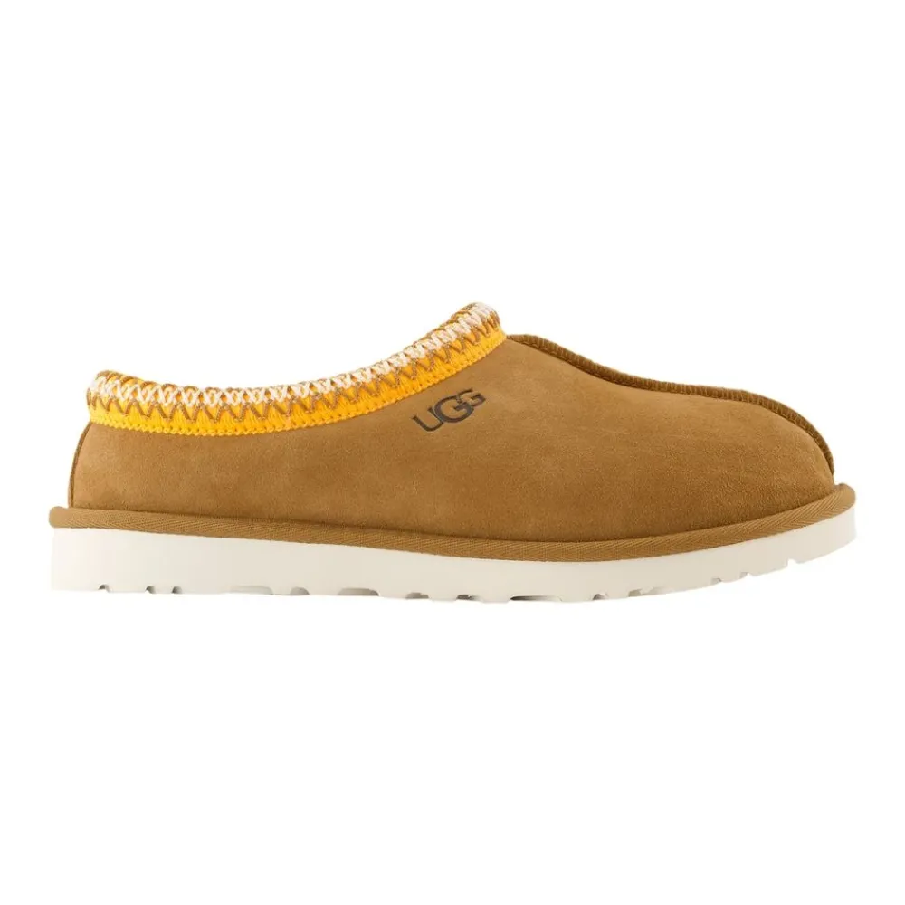 Heren UGG Shearling Mules - Leer - Bruin