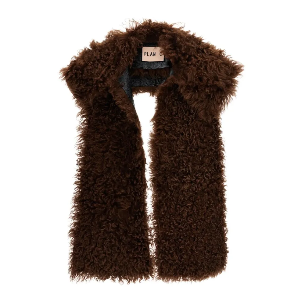DAMES PLAN C Shearling Sjaal