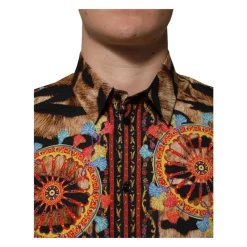 Heren Dolce & Gabbana Siciliaans-geïnspireerd dierenprintshirt