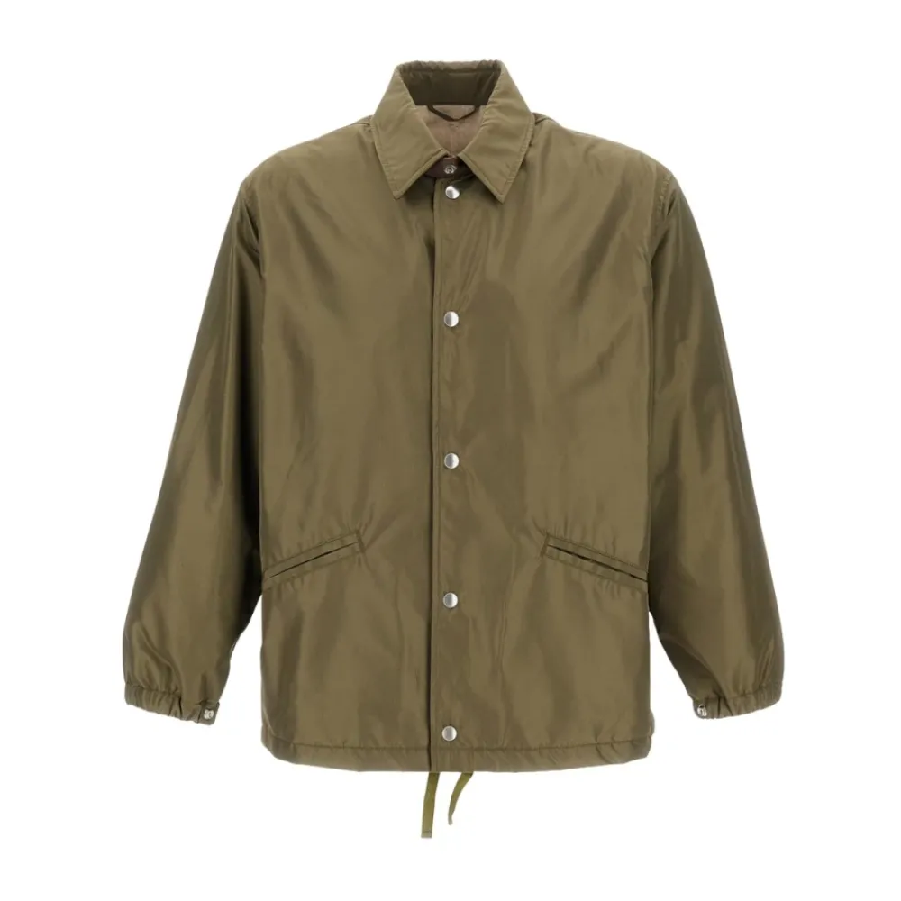 Heren KAPTAIN SUNSHINE Jassen^Silk Poly Coach Jacket