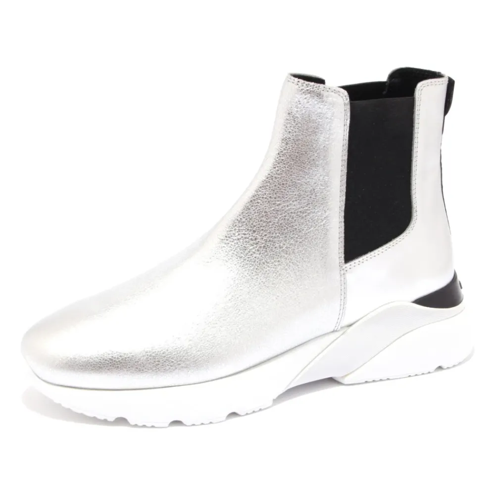 DAMES Hogan Chelseaboots^Silver Active One Chelsea Boot Schoen