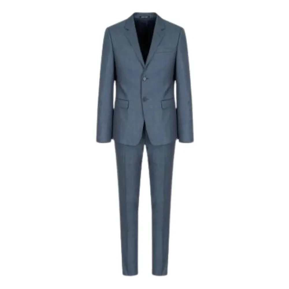 Heren Emporio Armani Single-Breasted Wollen Pak