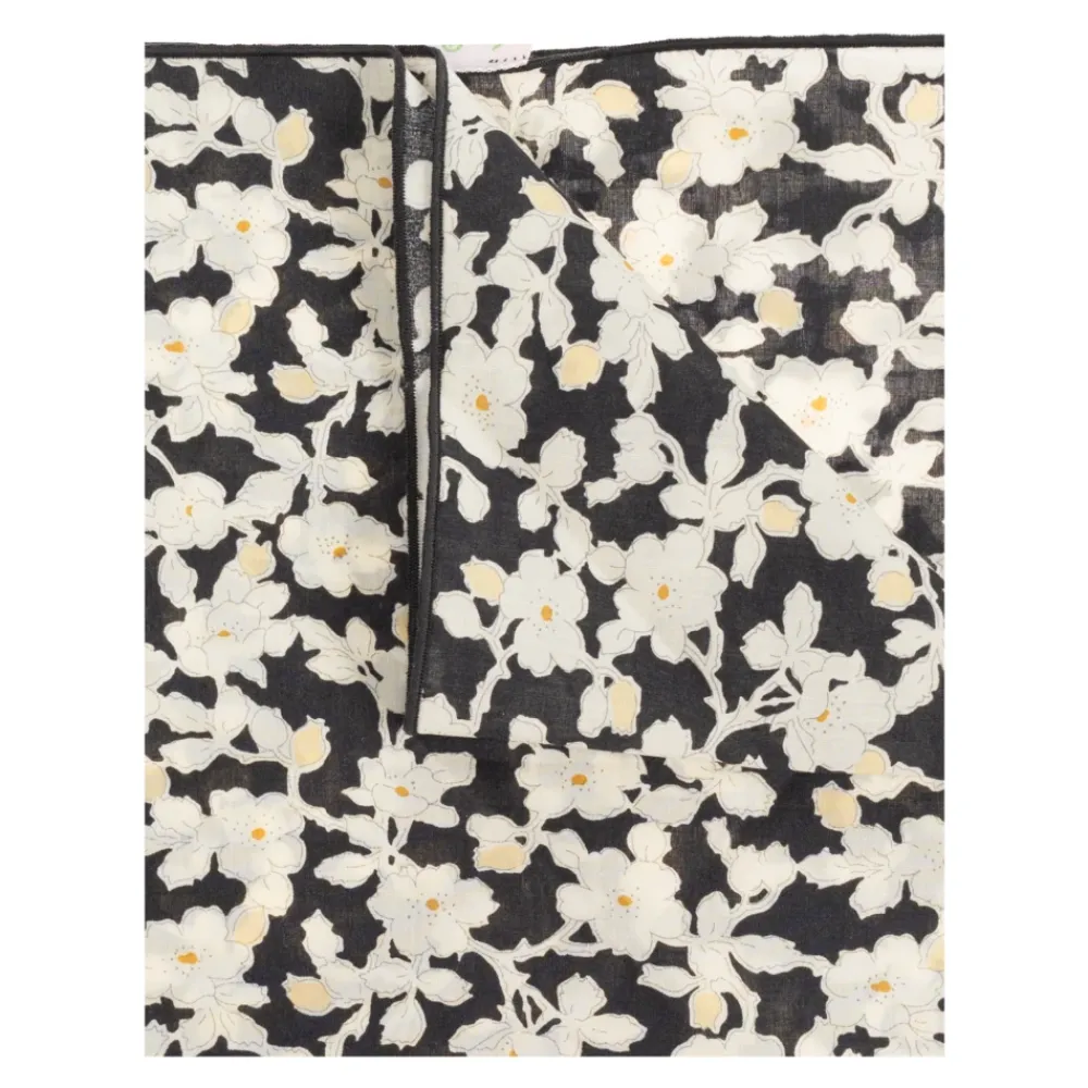 Bonpoint Sjaal met bloemmotief