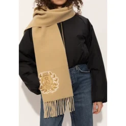 Heren Burberry Sjaal met geborduurd logo