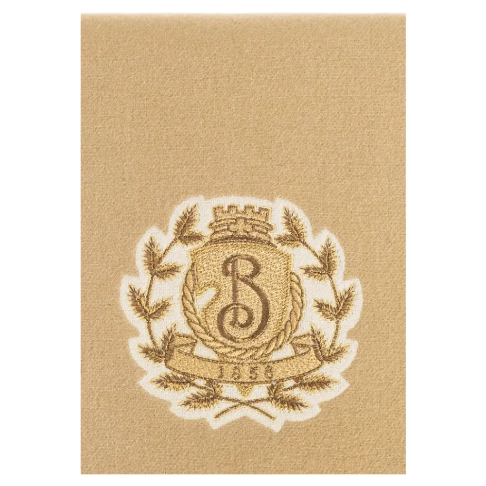 Heren Burberry Sjaal met geborduurd logo