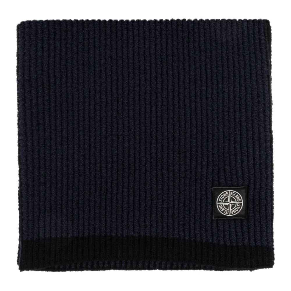 Heren Stone Island Sjaals^Sjaal met logopatch