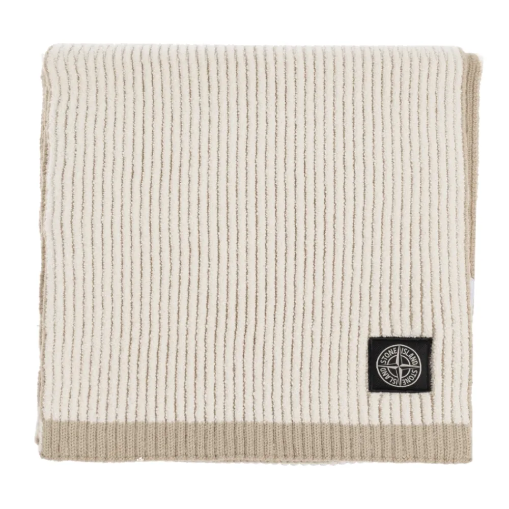 Heren Stone Island Sjaals^Sjaal met logopatch