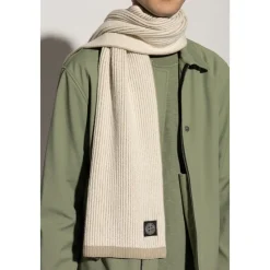 Heren Stone Island Sjaals^Sjaal met logopatch