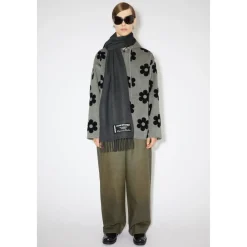 Heren Acne Studios Sjaals^Sjaal van kasjmier met franjes