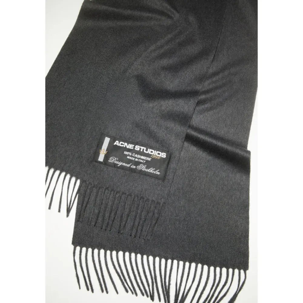 Heren Acne Studios Sjaals^Sjaal van kasjmier met franjes