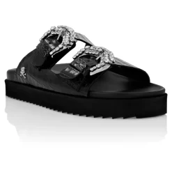 DAMES Philipp Plein Slippers^Skull Flat Sandal