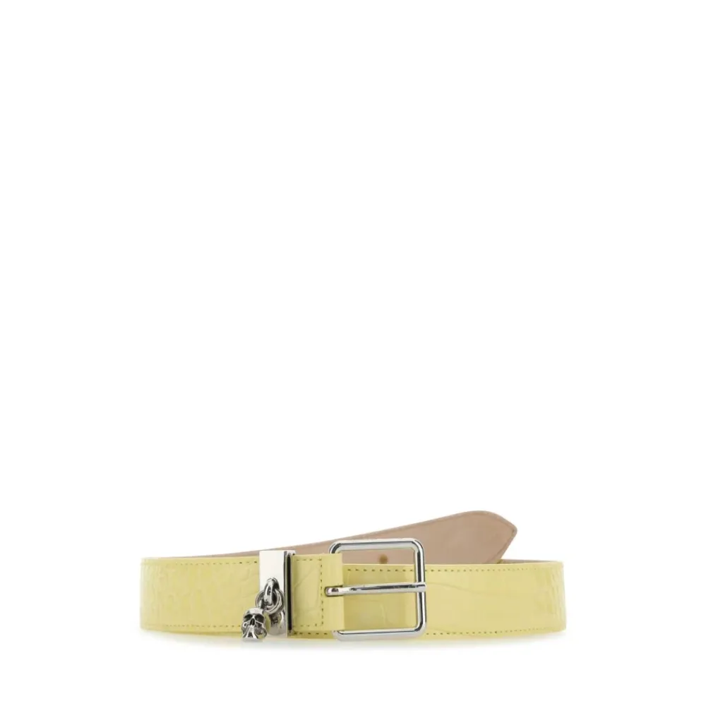 DAMES Alexander McQueen Skull Leren Riem