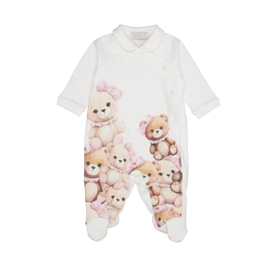 Monnalisa Bodysuits & Sets^Slaapjurk met teddybeerprint