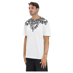 Heren Marcelo Burlon Shirts^Slangenprint T-shirt met korte mouwen