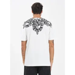 Heren Marcelo Burlon Shirts^Slangenprint T-shirt met korte mouwen