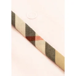 Burberry Sleepsuit, Bib and Hat Set