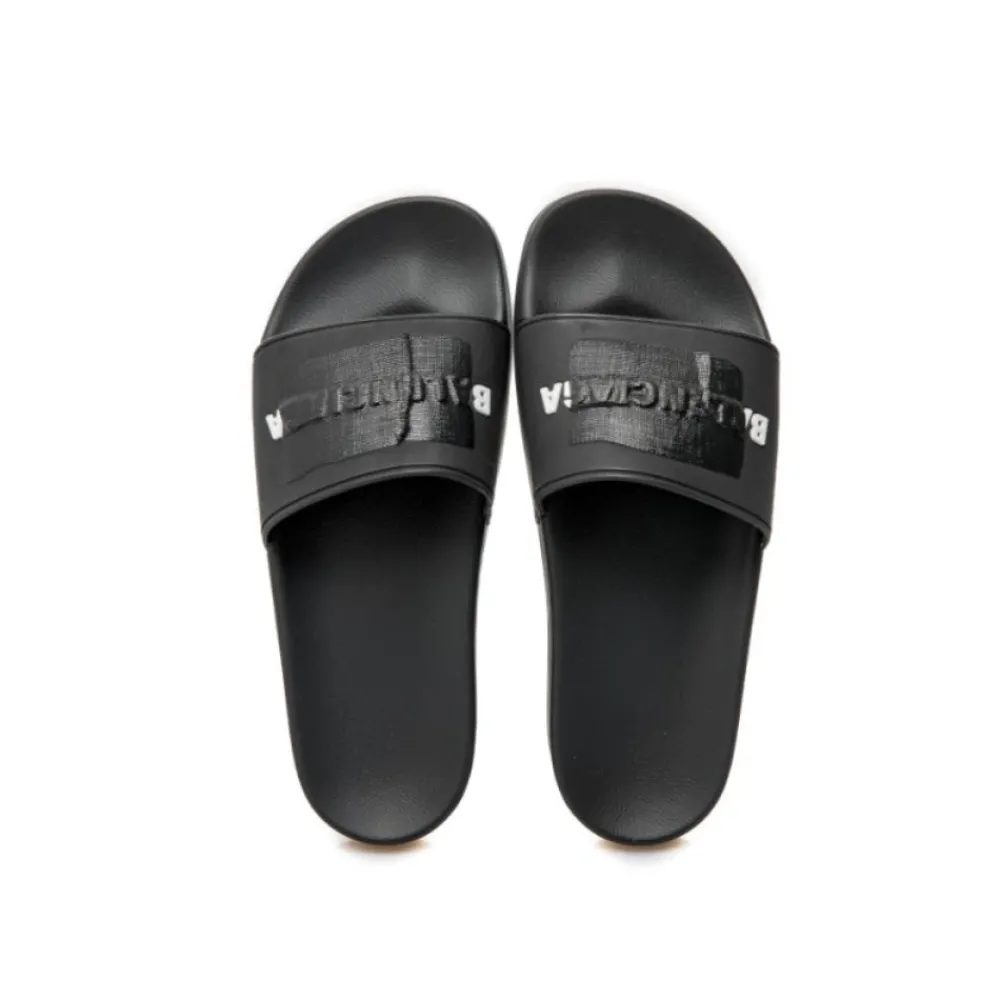 DAMES Balenciaga Slide Tape Sandalen