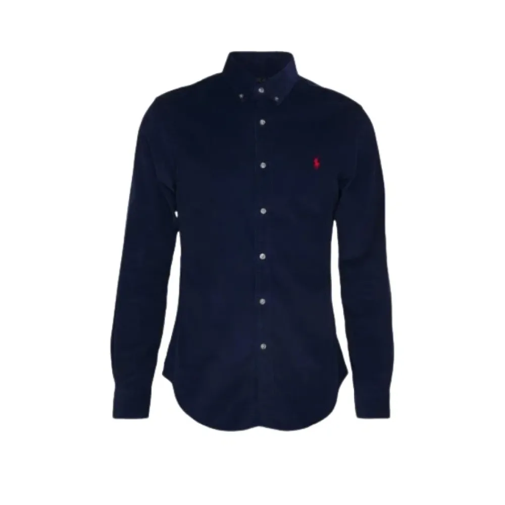 Heren Polo Ralph Lauren Slim Corduroy Overhemd