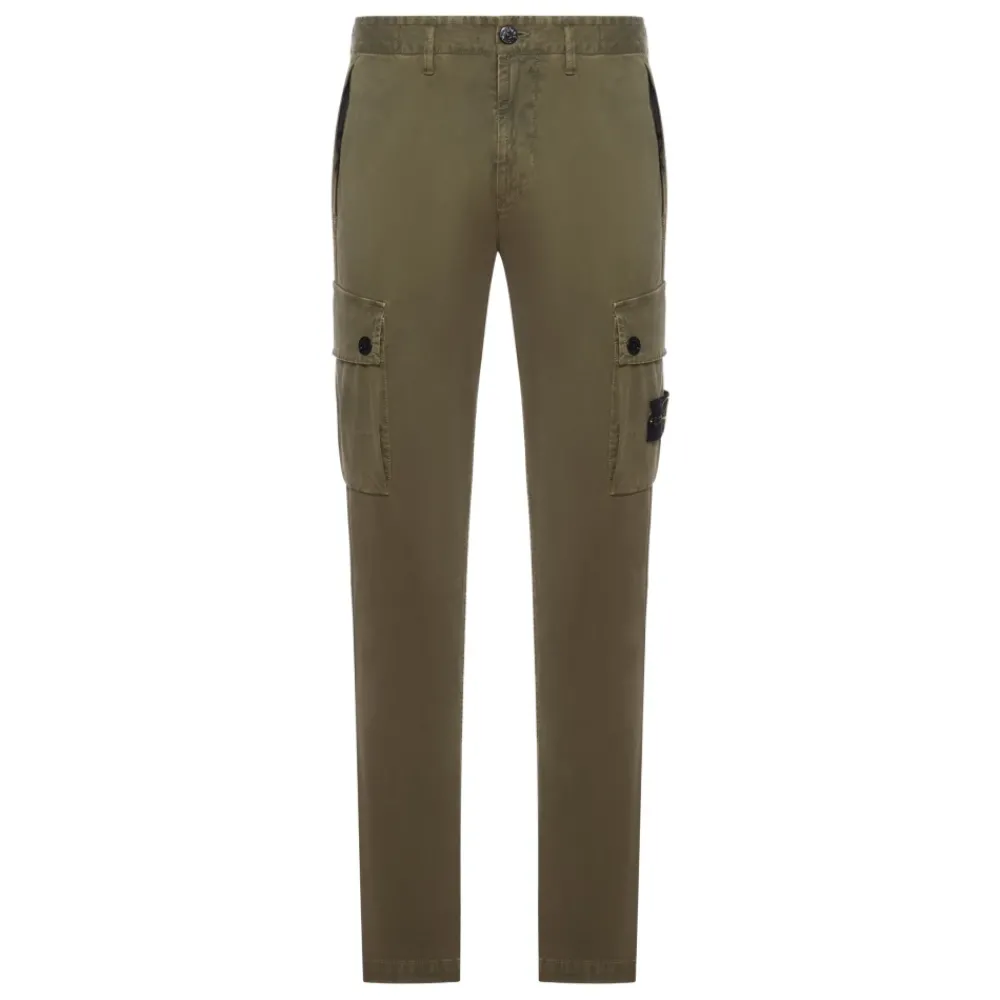 Heren Stone Island Broeken^Slim Fit Broek