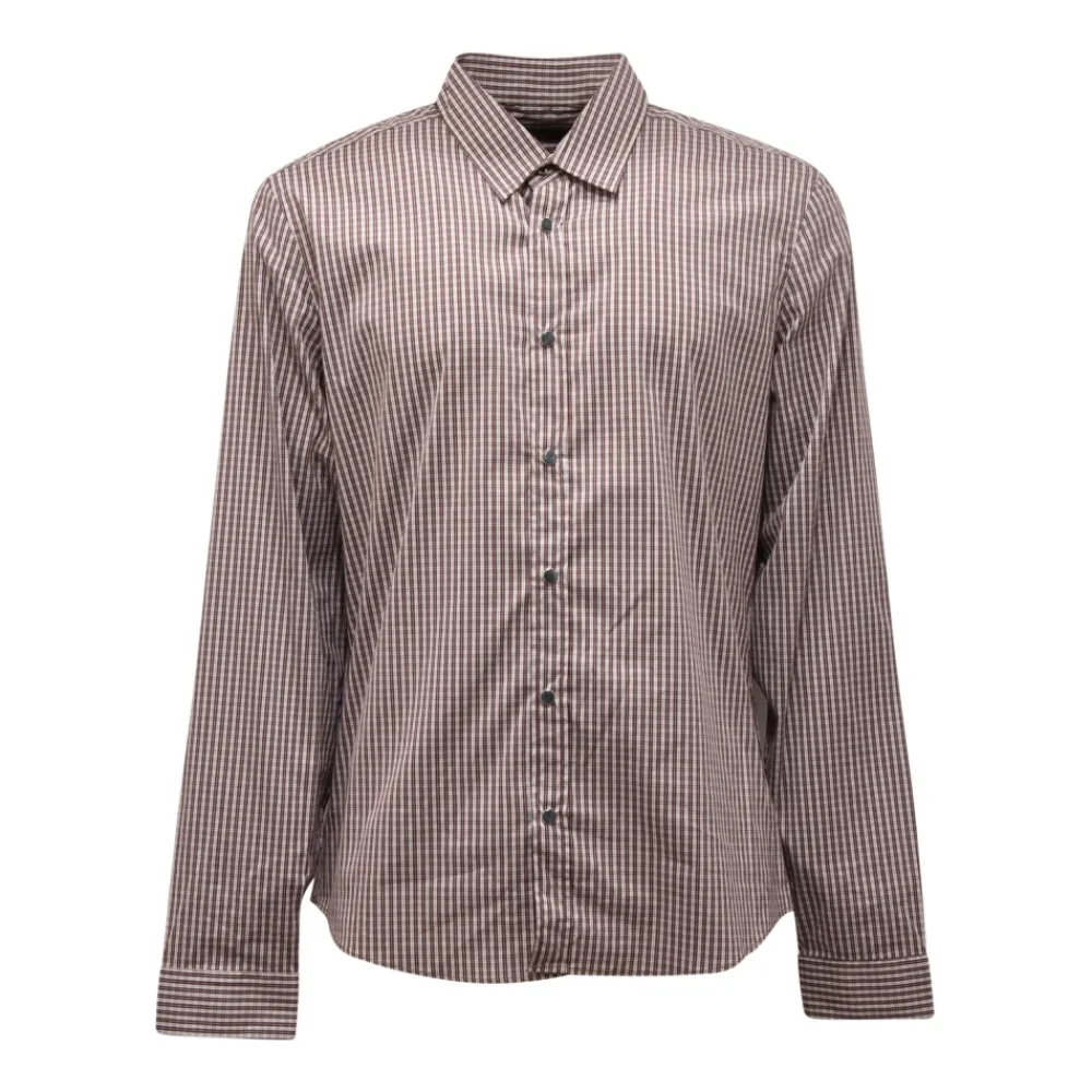 Heren Gucci Overhemden^Slim Fit Italiaans overhemd met automatische knopen