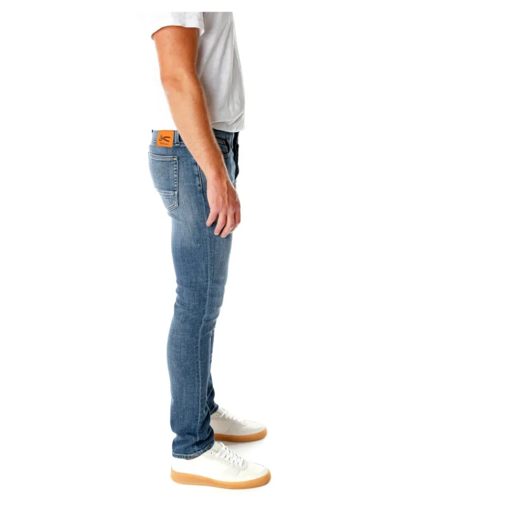 Heren Denham Jeans^Slim Fit Midwaist Jeans