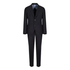 Heren Emporio Armani Kostuums^Slim Fit Single Breasted Wollen Pak