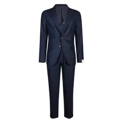 Heren Eleventy Slim Fit Wol Zijde Linnen Pak