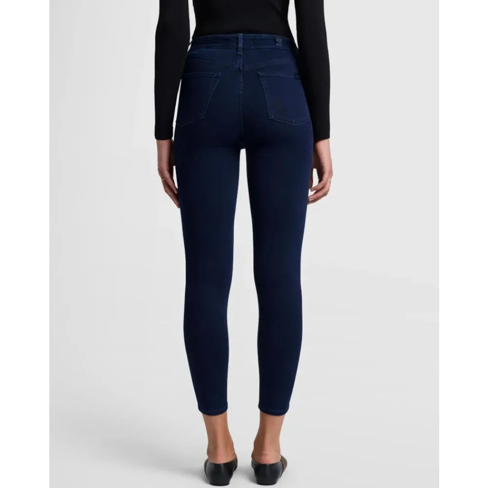 DAMES 7 For All Mankind Jeans^Slim Illusion Cropped Skinny Jeans