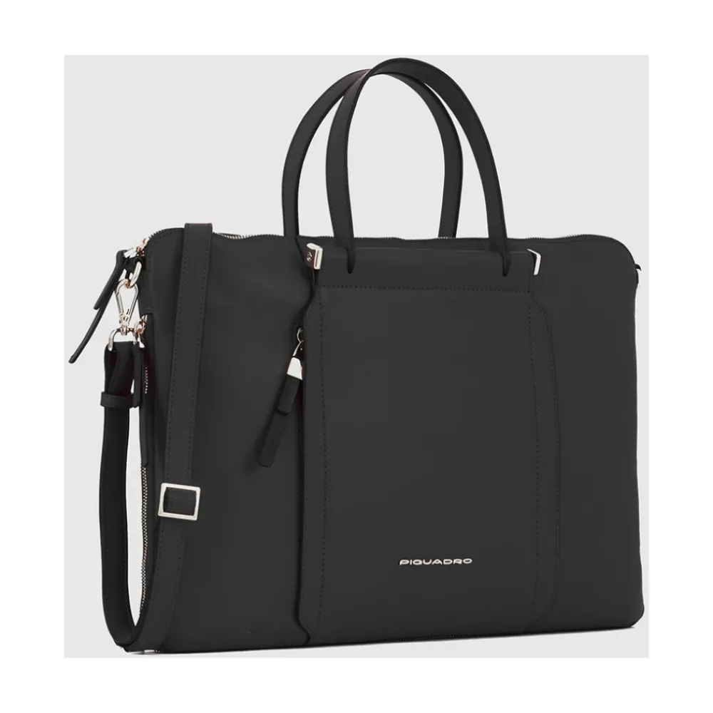 DAMES Piquadro Laptoptassen^Slim, women's laptop bag 15,6