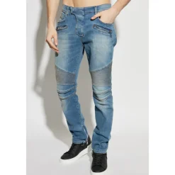 Heren Balmain Jeans^Slim-fit biker jeans