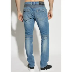 Heren Balmain Jeans^Slim-fit biker jeans