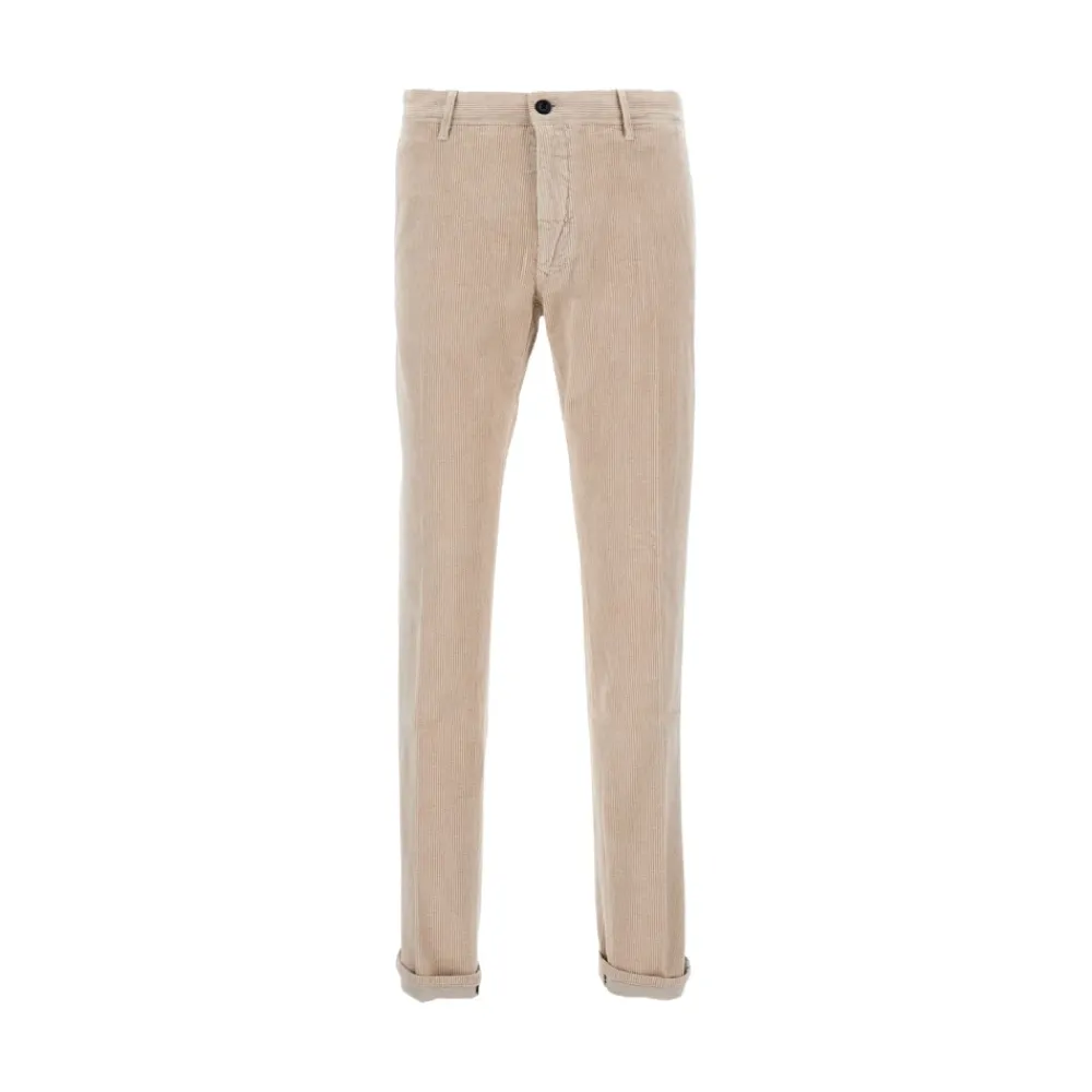 Heren Incotex Slim-fit Corduroy Broek