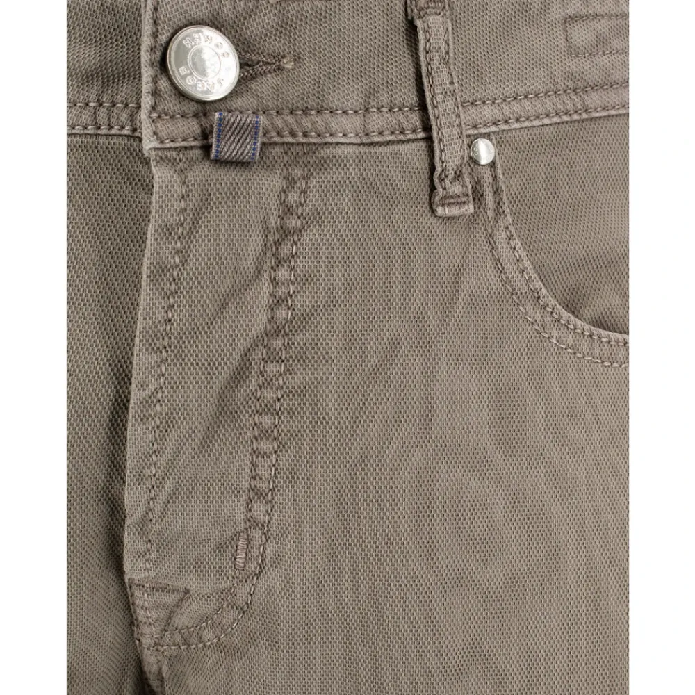 Heren Jacob Cohën Slim-fit Five-pocket Broek