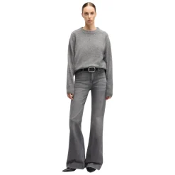 DAMES 7 For All Mankind Jeans^Slim-Fit Grijze Denim Jeans