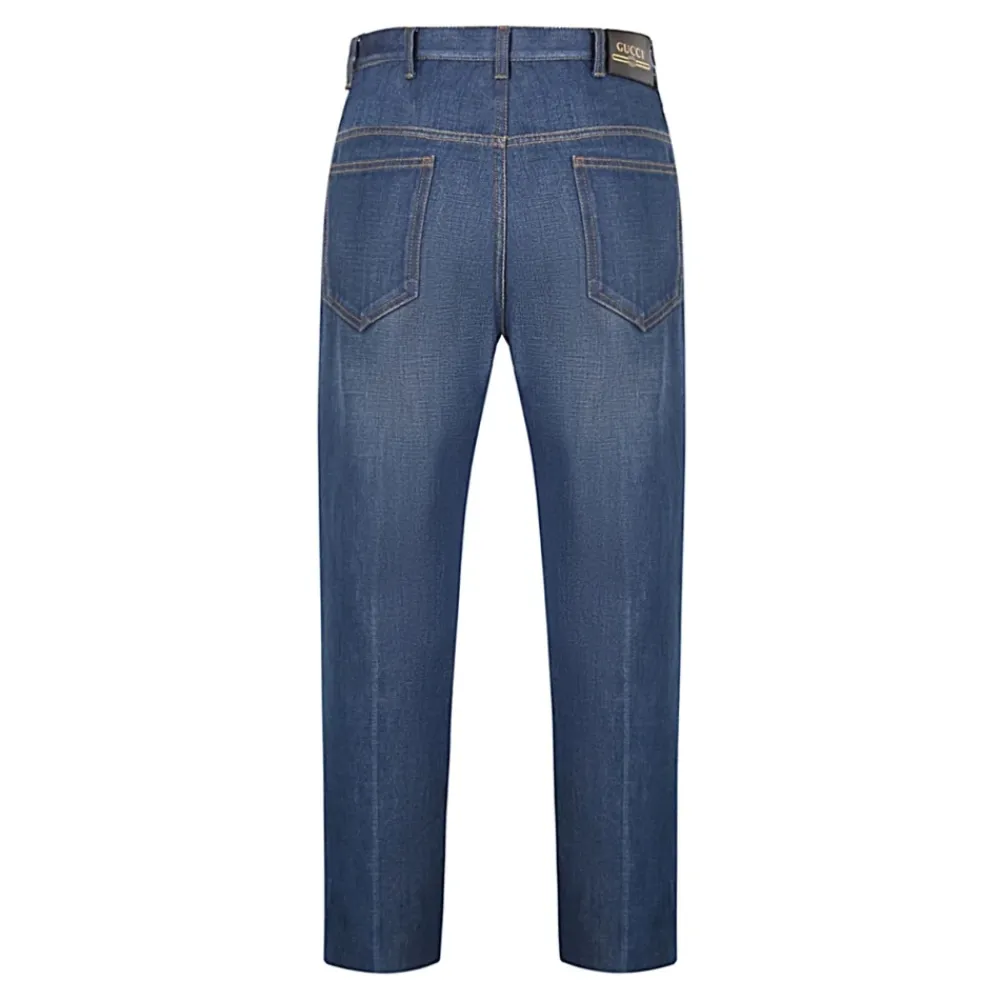 Heren Gucci Slim-fit Jeans