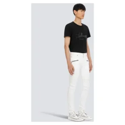 Heren Balmain Jeans^Slim-fit katoenen jeans