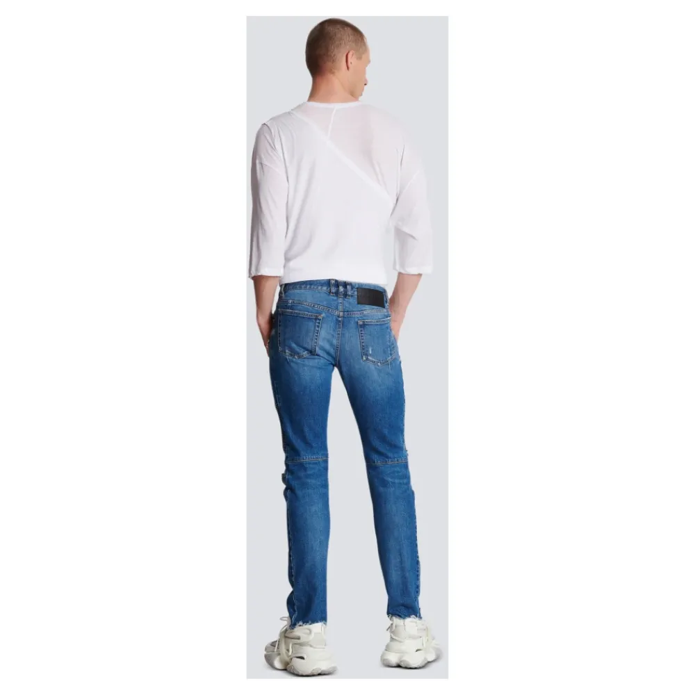 Heren Balmain Slim-fit katoenen jeans