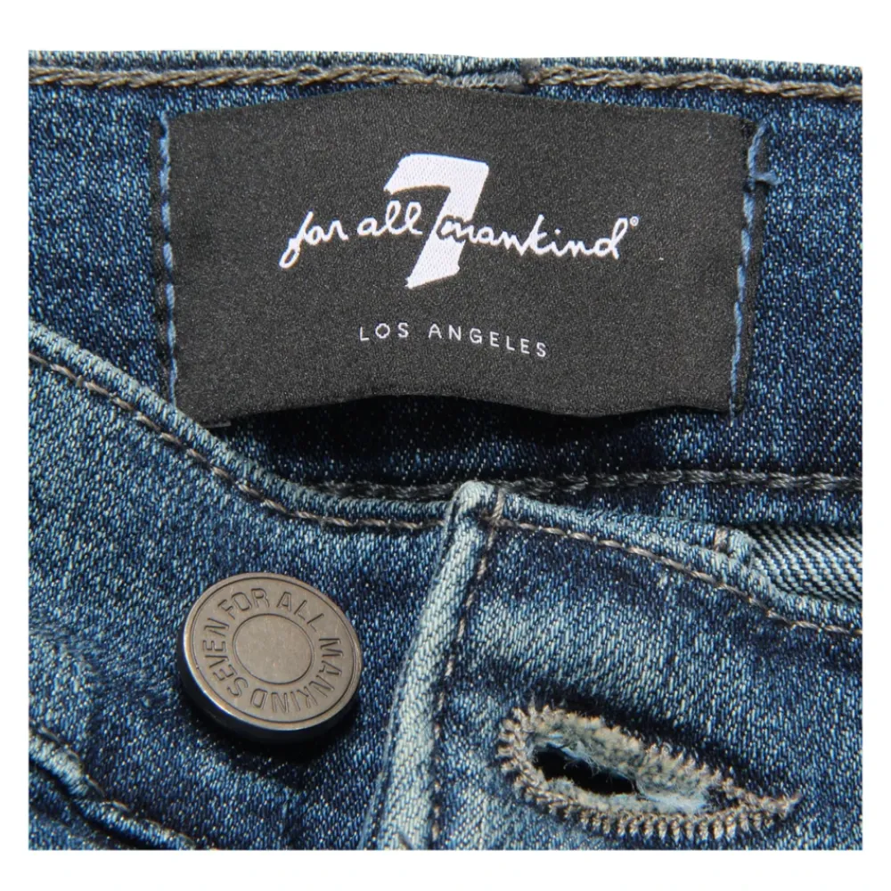 Heren 7 For All Mankind Slimmy Slim Straight Broek Licht