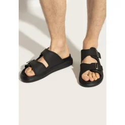 Heren Alexander McQueen Slippers met logo