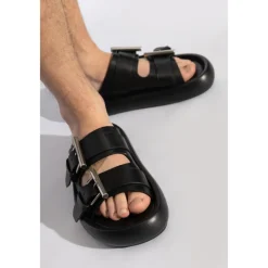 Heren Alexander McQueen Slippers^Slippers met logo