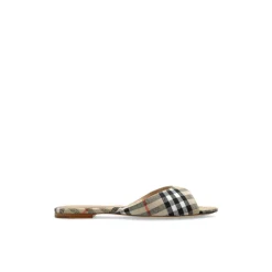 DAMES Burberry Slippers^Slippers met patroon