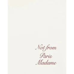 Heren Drole de Monsieur Slogan Print Lange Mouw Interlock T-shirt