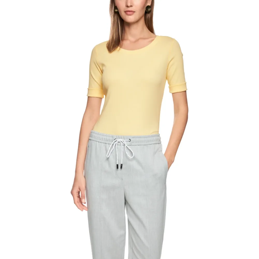 DAMES Marc Cain Shirts^Smal gesneden 3/4-mouw T-shirt